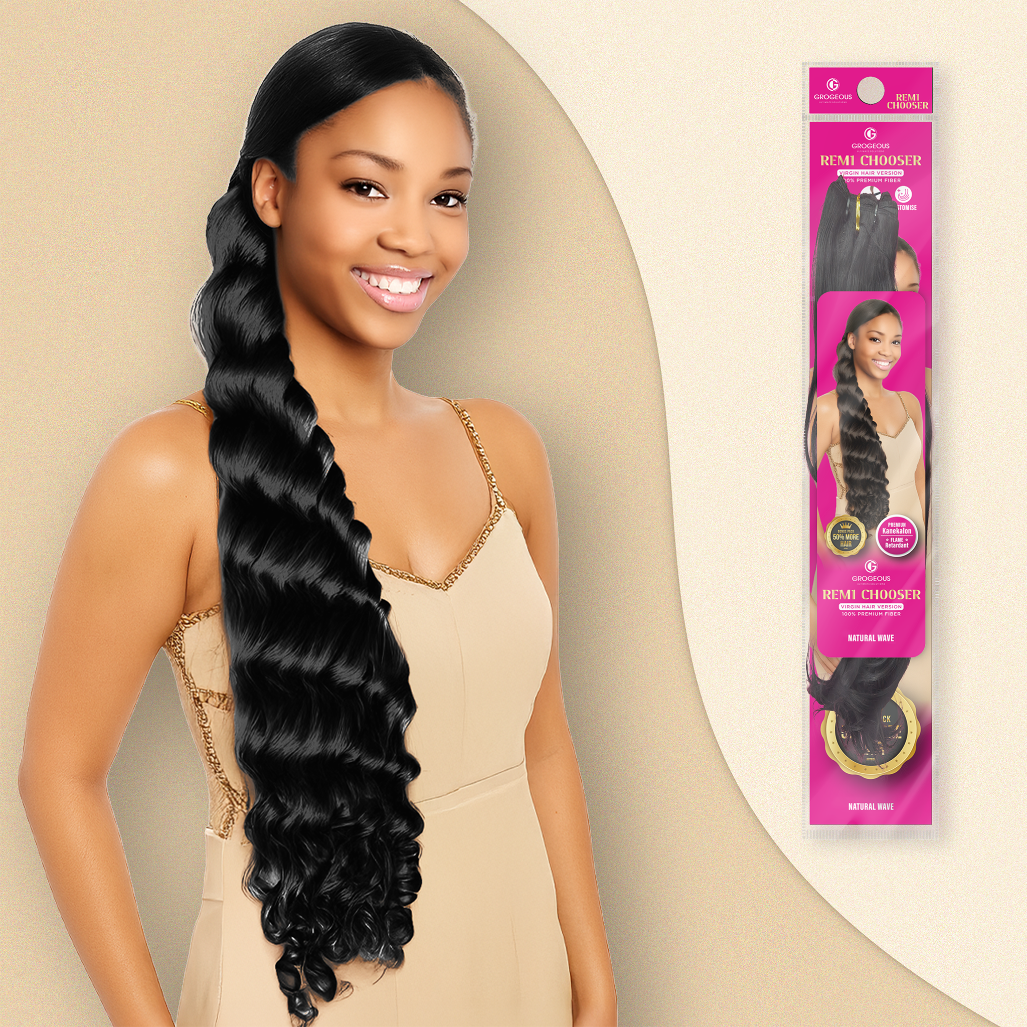 Remi Chooser Natural Weave | Grogeous