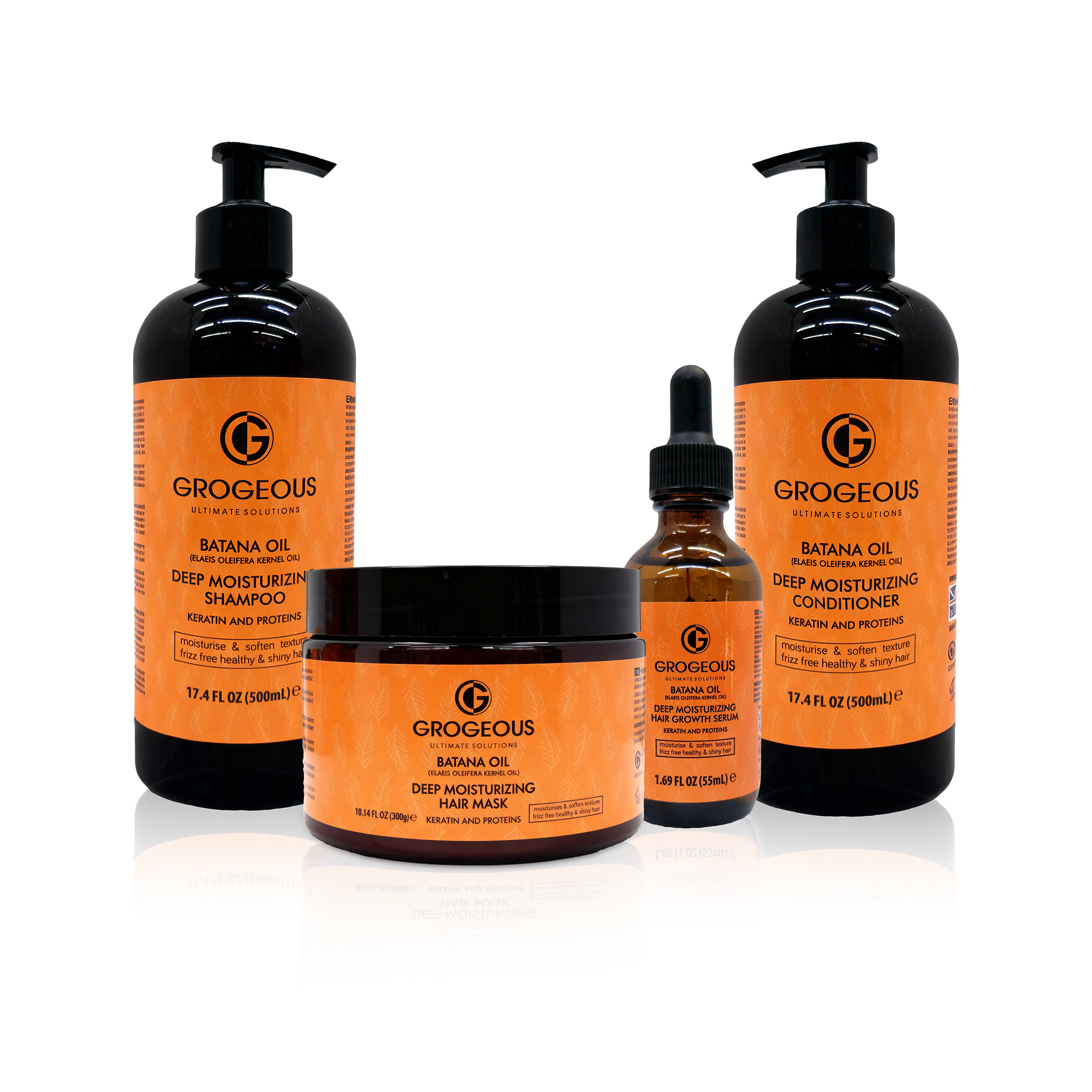 Grogeous Batana Oil - Deep Moisturizing Haircare Set