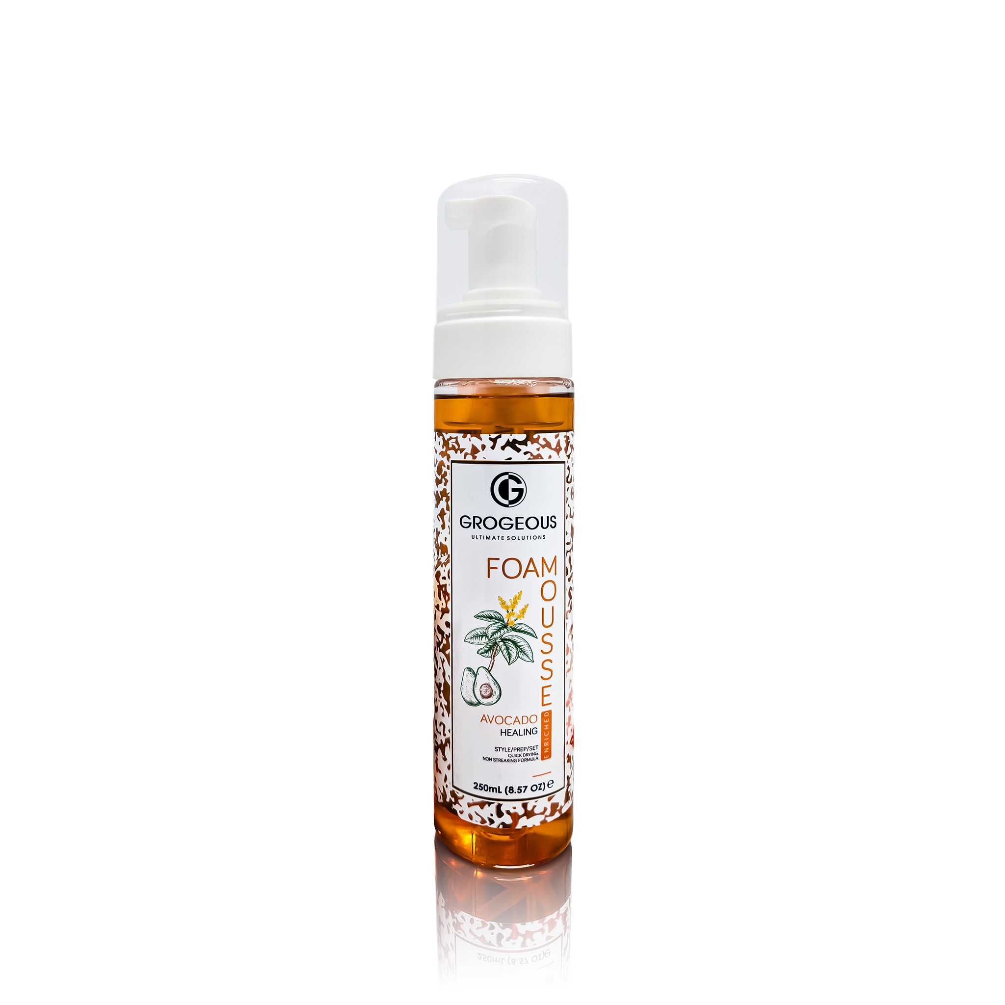 Grogeous Avocado Healing Hair Foam - Deep Repair & Hydration
