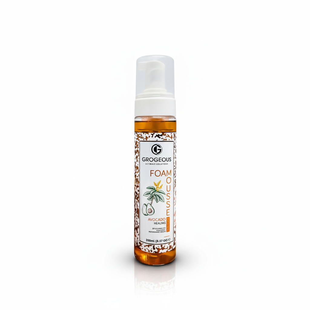 Grogeous Avocado Healing Hair Foam - Deep Repair & Hydration