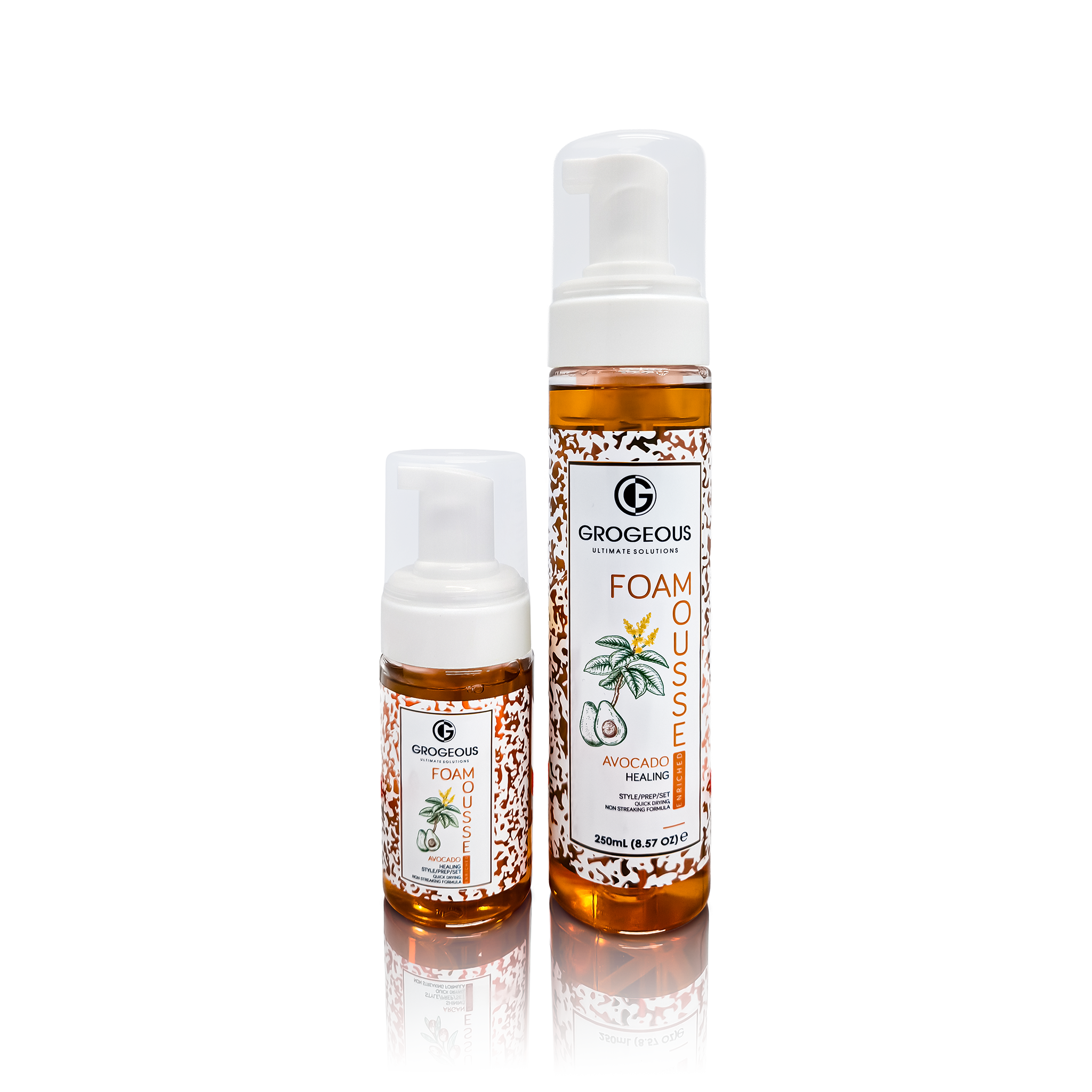 Grogeous Avocado Healing Hair Foam - Deep Repair & Hydration