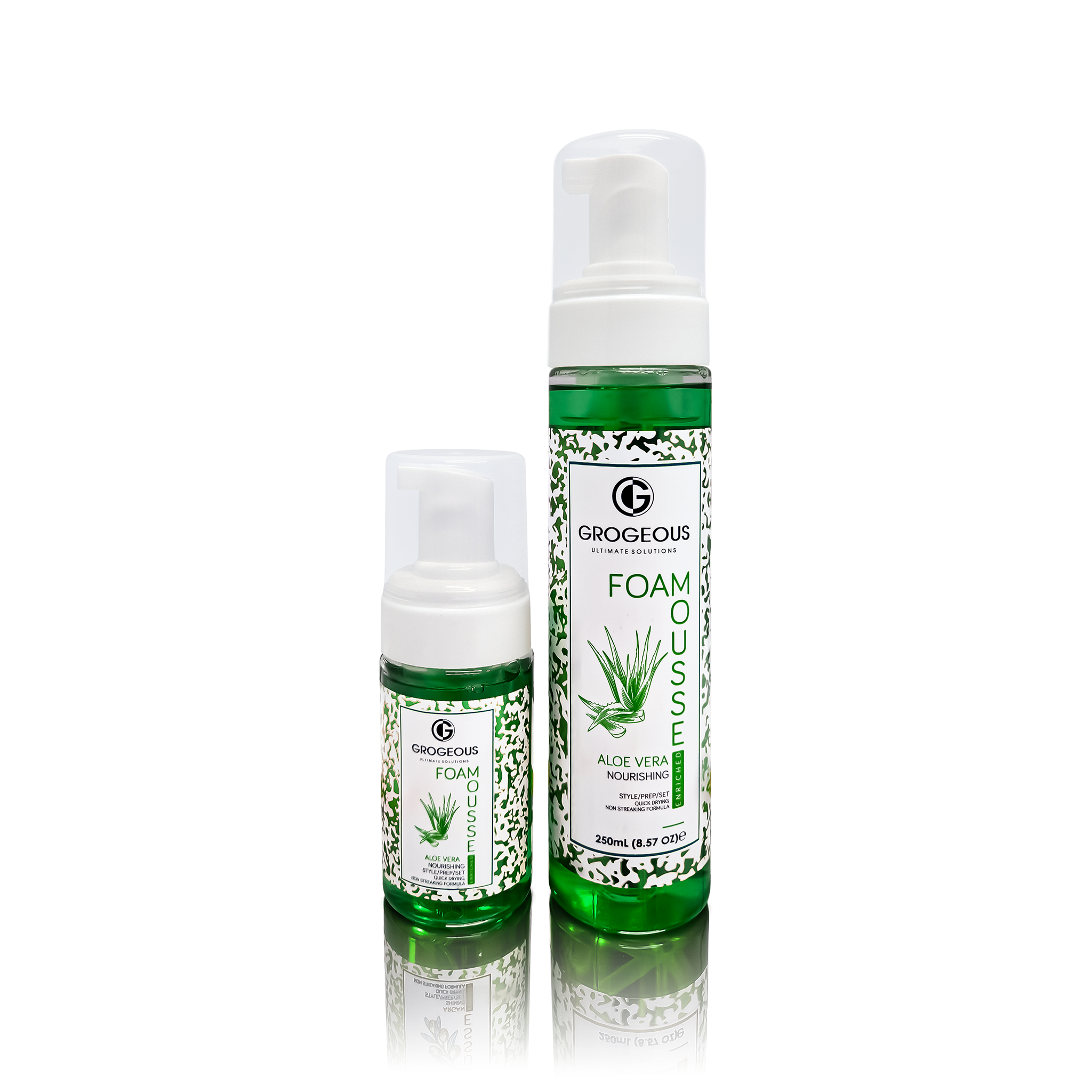 Grogeous Aloe Vera Nourishing Hair Foam Mousse - Hydrating & Strengthening Care