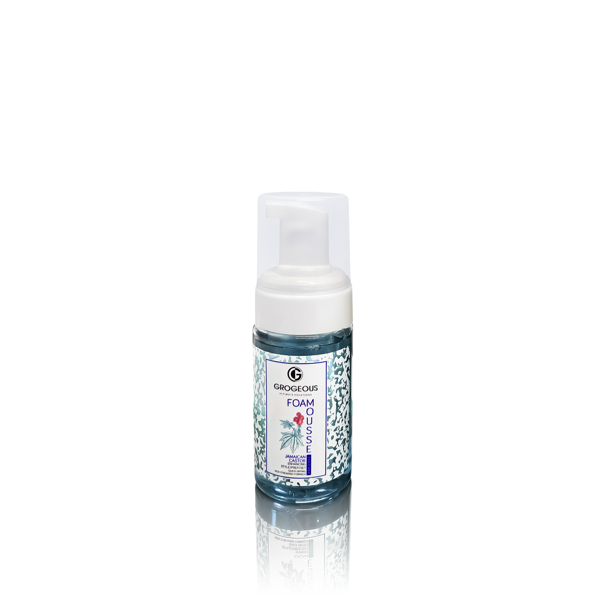 Grogeous Jamaican Castor Enhancing Hair Foam Mousse - Strength & Shine Boost