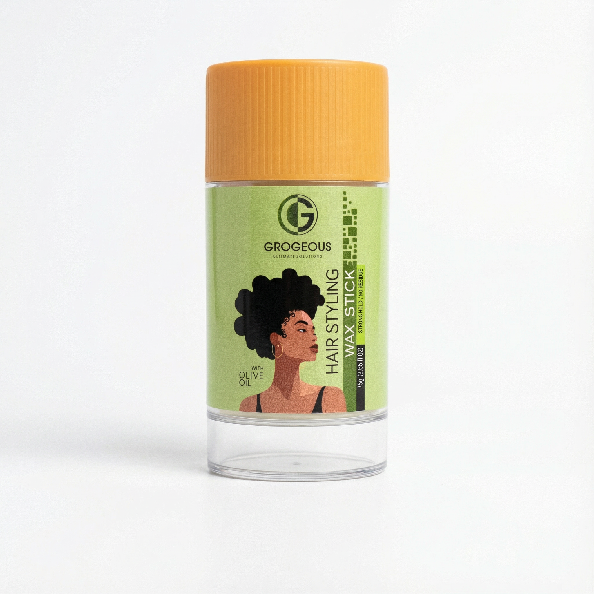Grogeous Olive Oil Wax Stick - Smooth Control & Nourishing Shine 75g (2.65 fl oz)