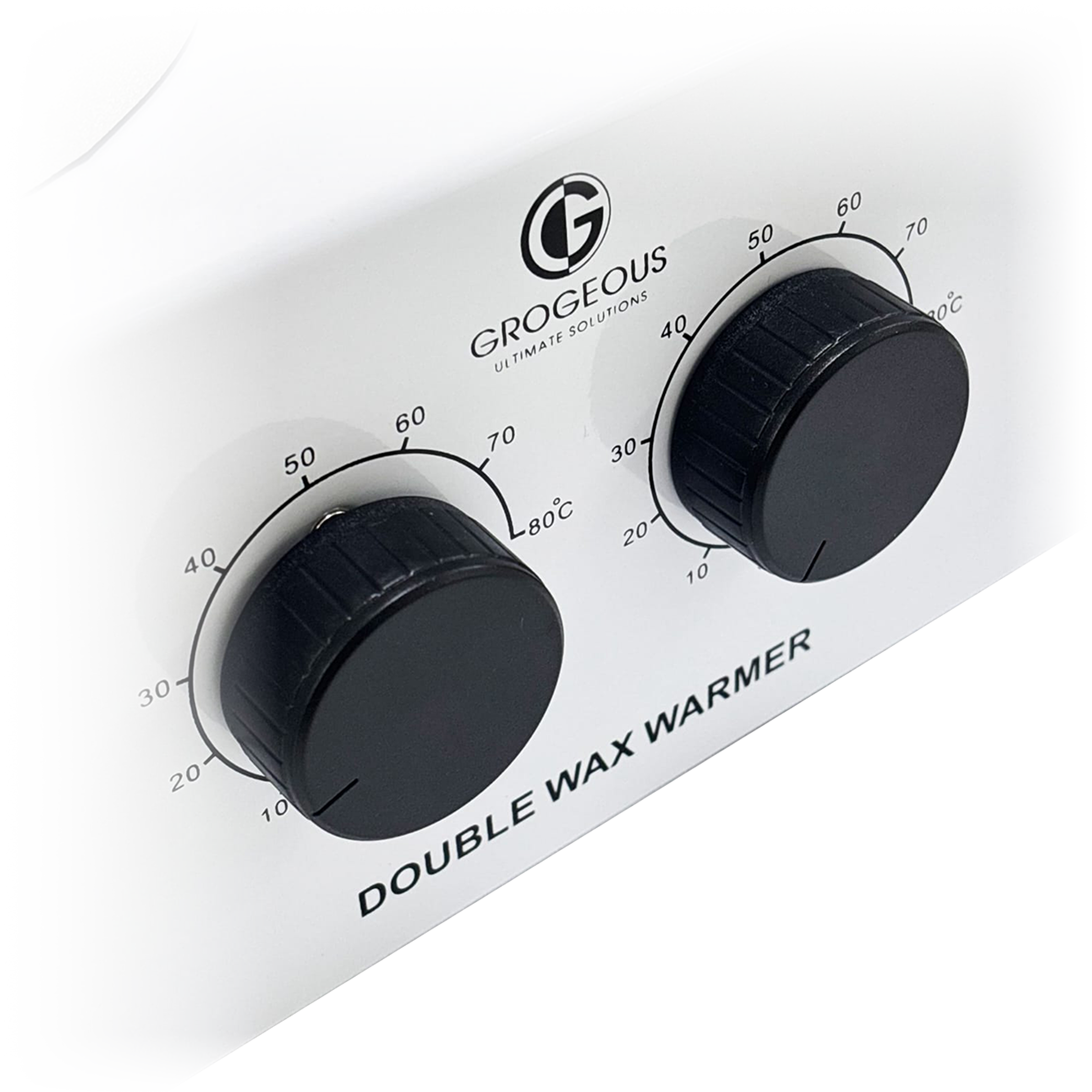 Grogeous Double Wax Warmer - Dual-Bowl Professional Heater with Dual Controls