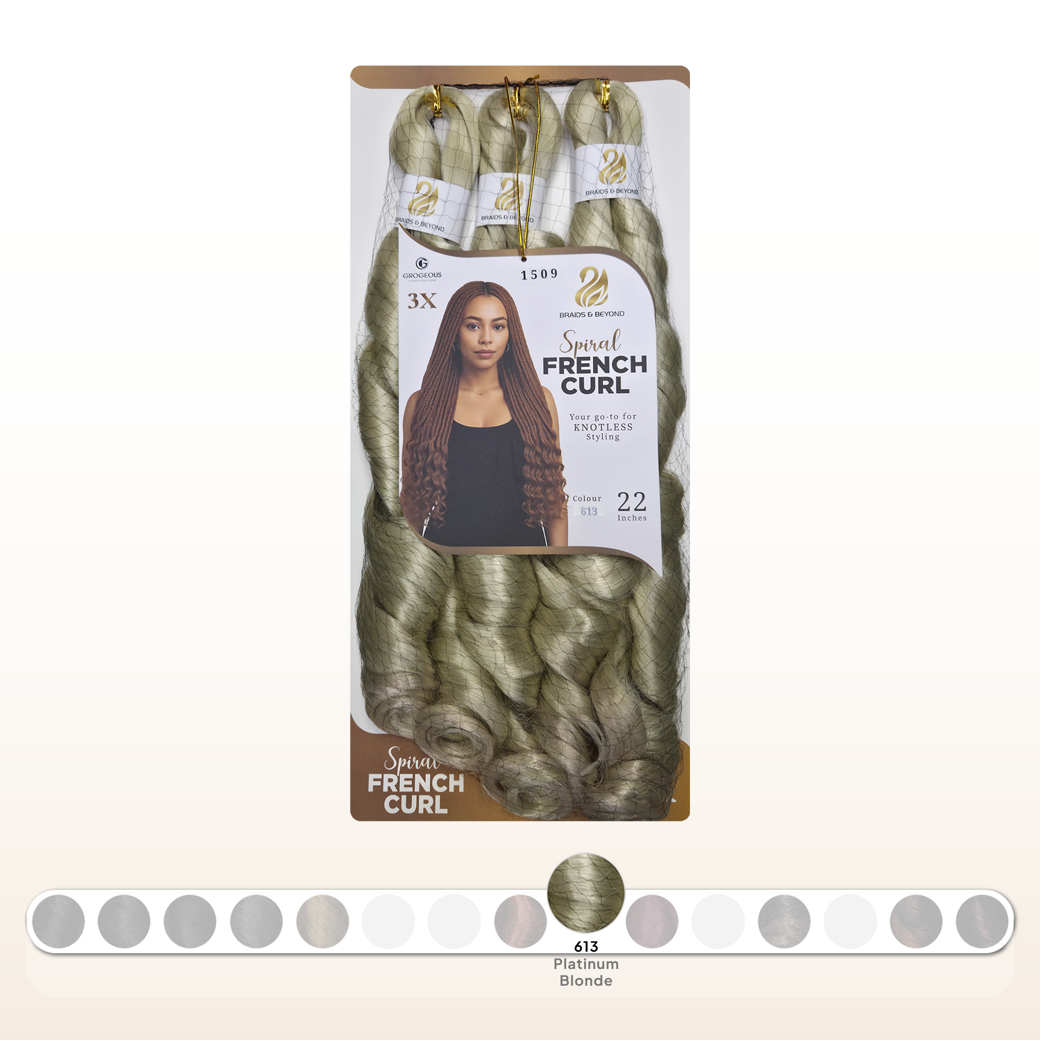 Spiral French Curls - Synthetic | Grogeous