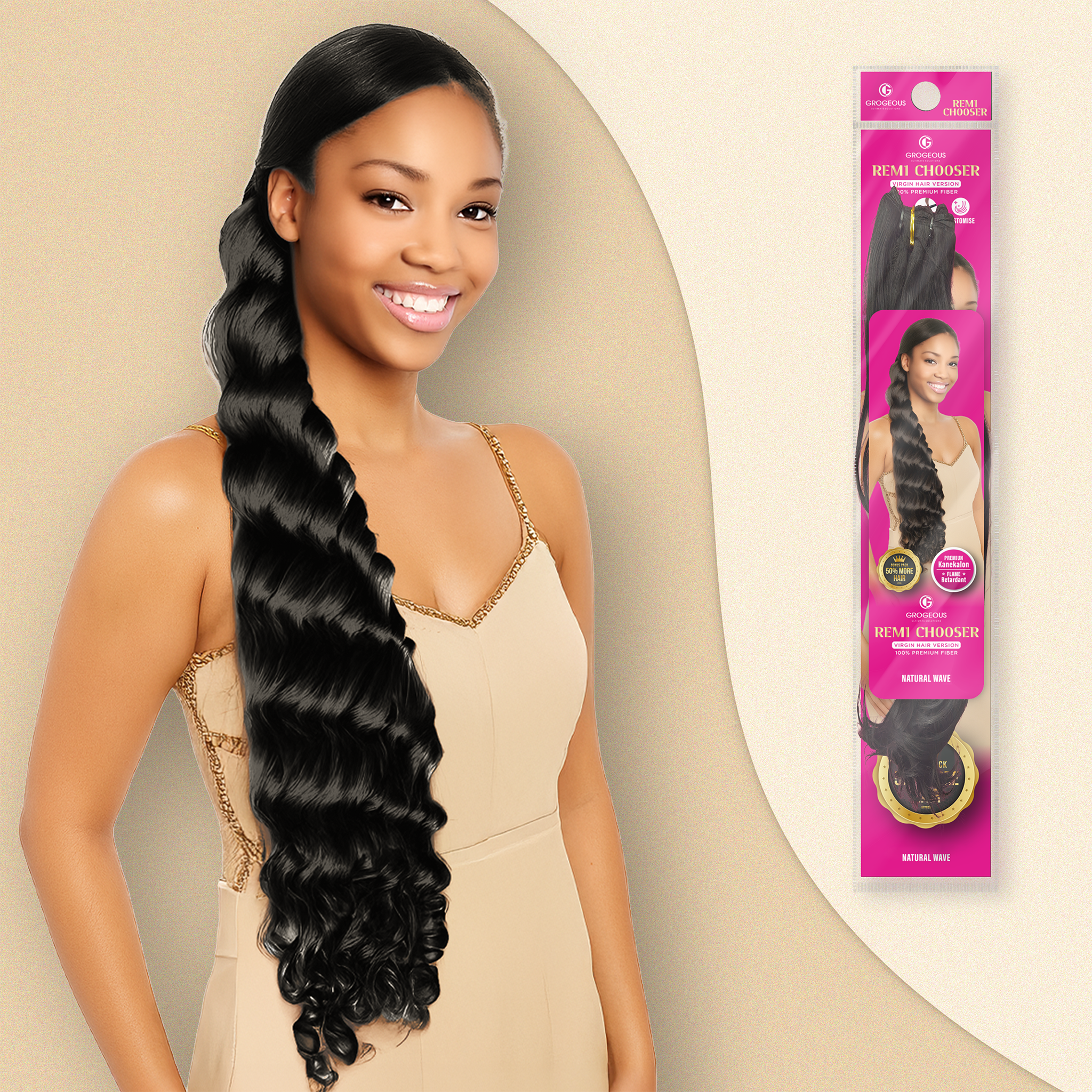Remi Chooser Natural Weave | Grogeous