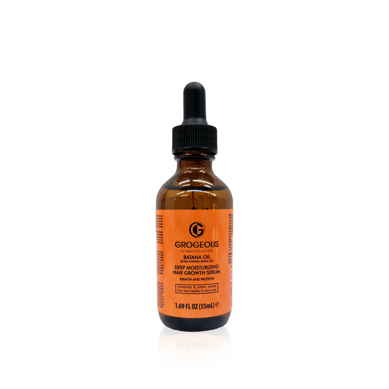 Grogeous Batana Oil Hair Growth Serum - Deep Moisture, Keratin & Protein Care (55ml)