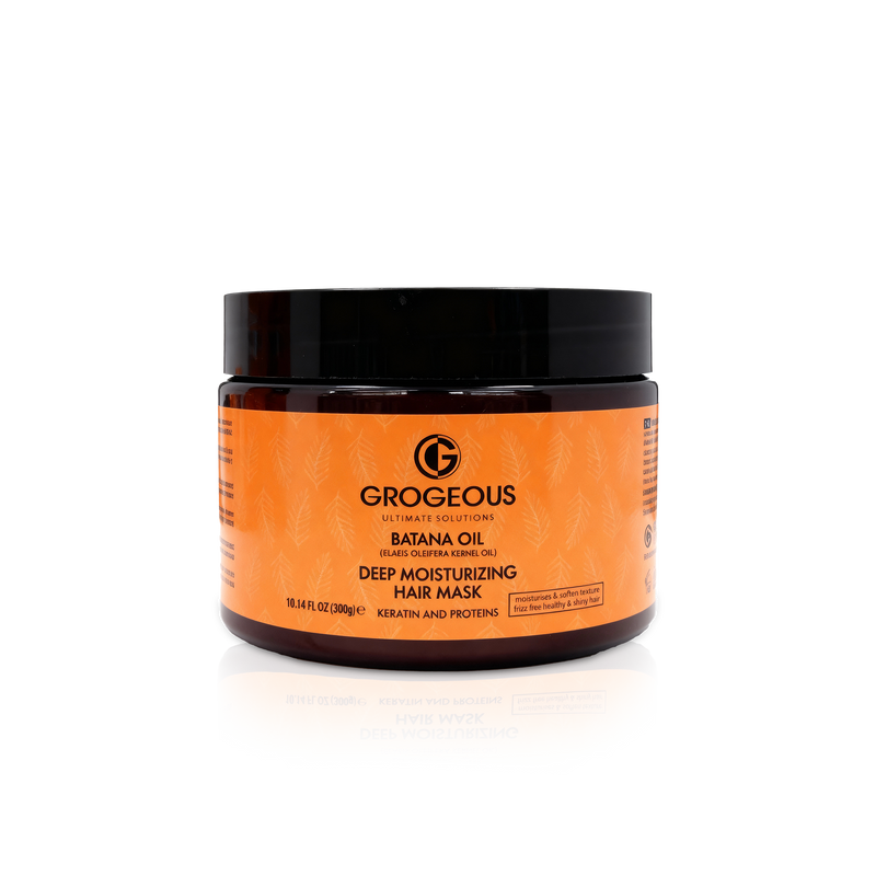 Grogeous Batana Oil Deep Moisturizing Hair Mask - Keratin & Protein Repair (300g)