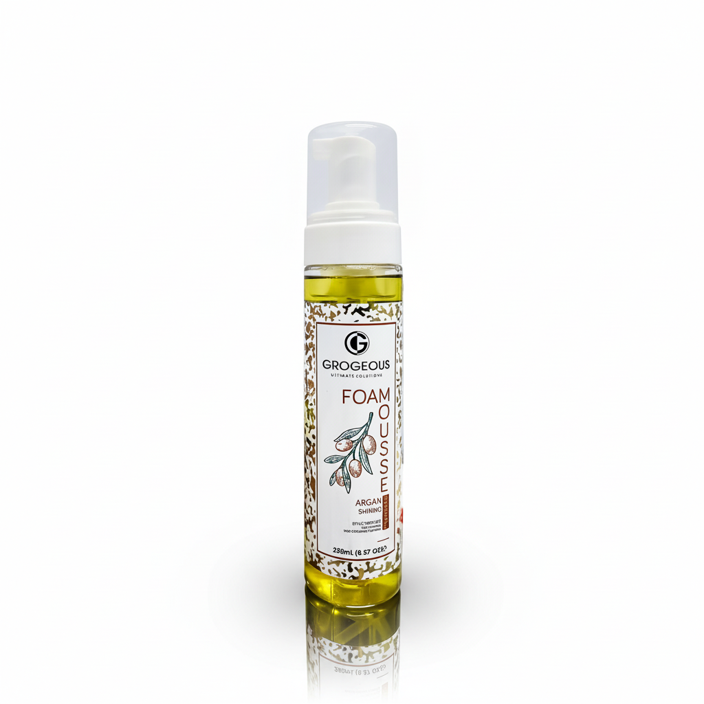 Grogeous Argan Shining Hair Foam - Lightweight Shine & Strength Boost