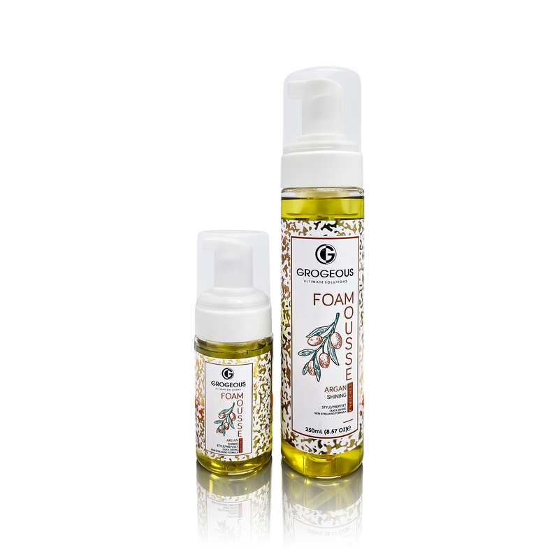Grogeous Argan Shining Hair Foam - Lightweight Shine & Strength Boost