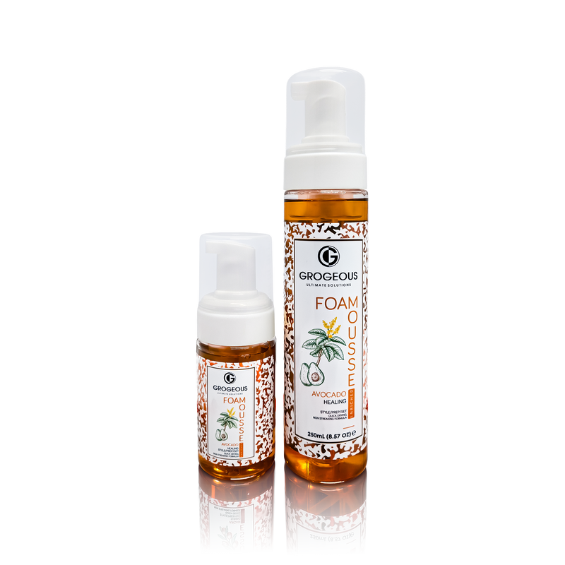 Grogeous Avocado Healing Hair Foam - Deep Repair & Hydration