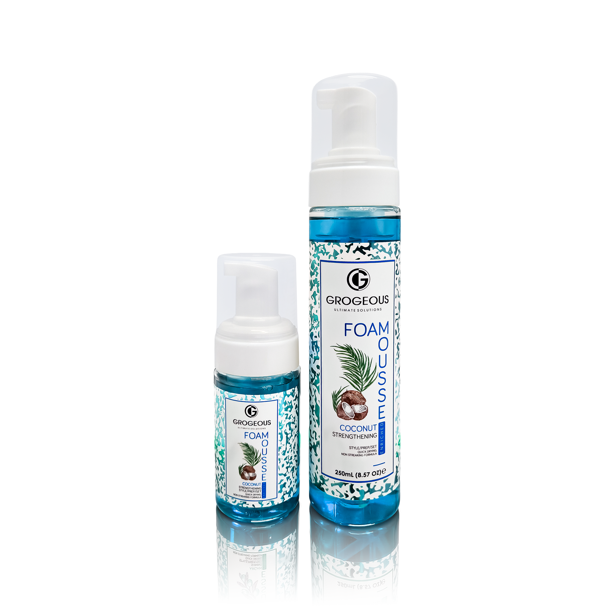 Grogeous Coconut Strengthening Hair Foam Mousse - Deep Moisture & Shine