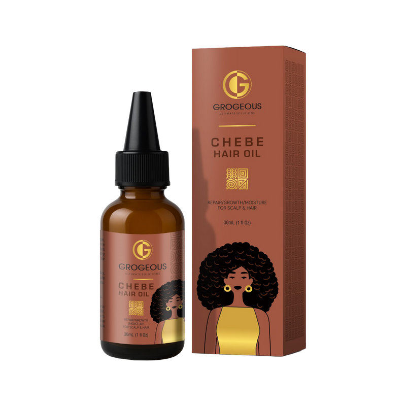 Grogeous Chebe Hair Oil Spray - Repair, Growth & Deep Moisture for Hair & Scalp