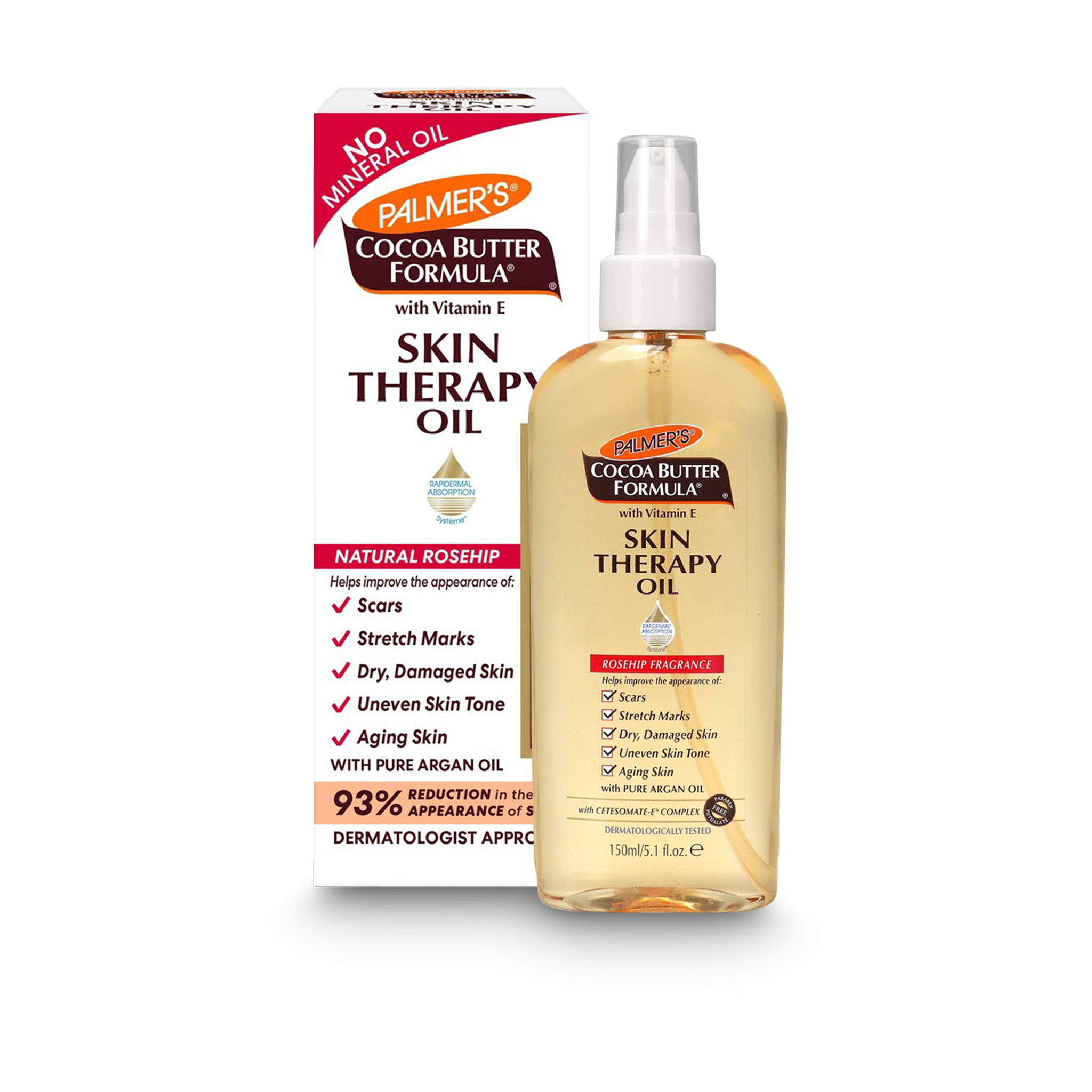 Palmer's Cocoa Butter Formula Skin Therapy Oil with Vitamin E & Rosehip for Scars & Stretch Marks Bundle