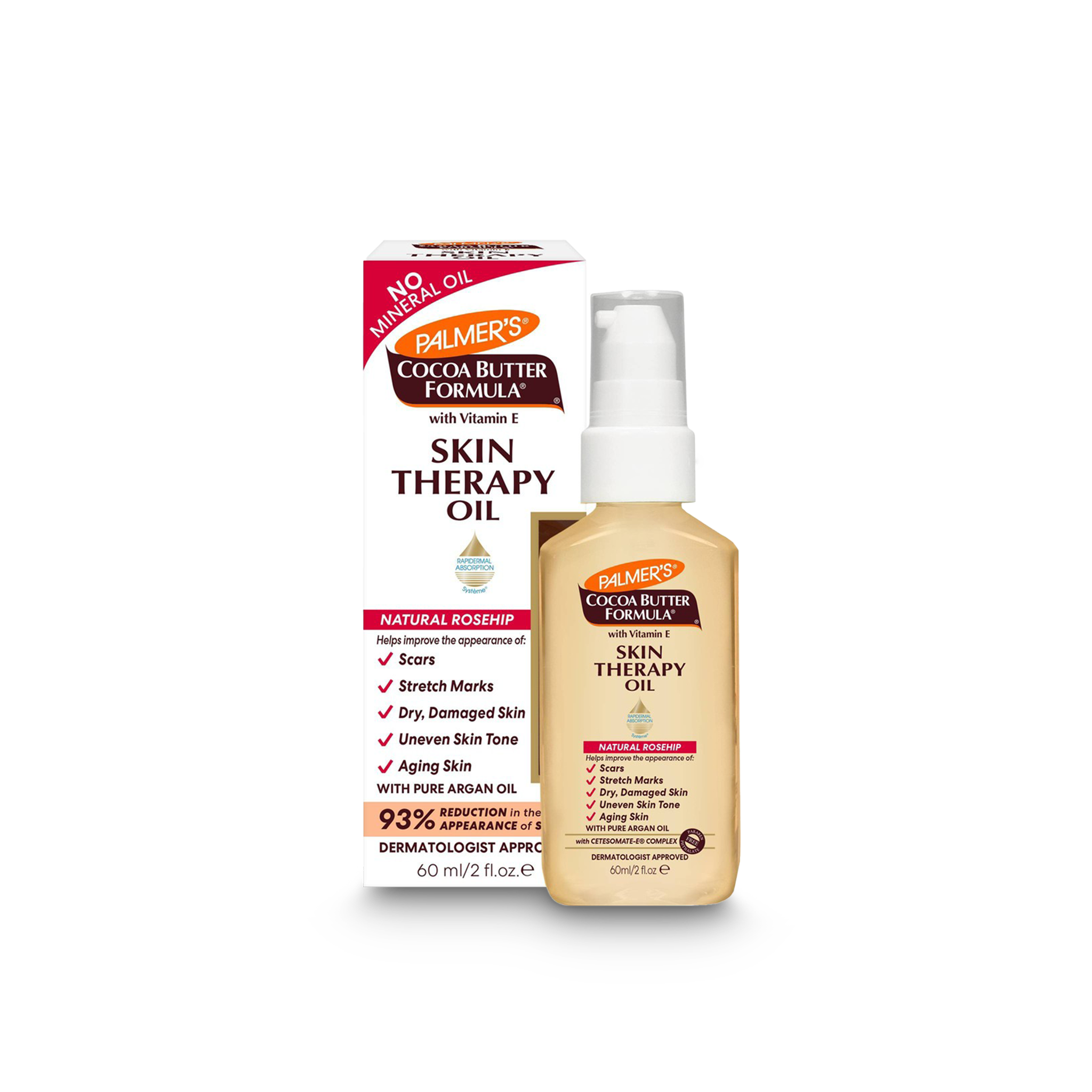 Palmer's Cocoa Butter Formula Skin Therapy Oil with Vitamin E & Rosehip for Scars & Stretch Marks Bundle
