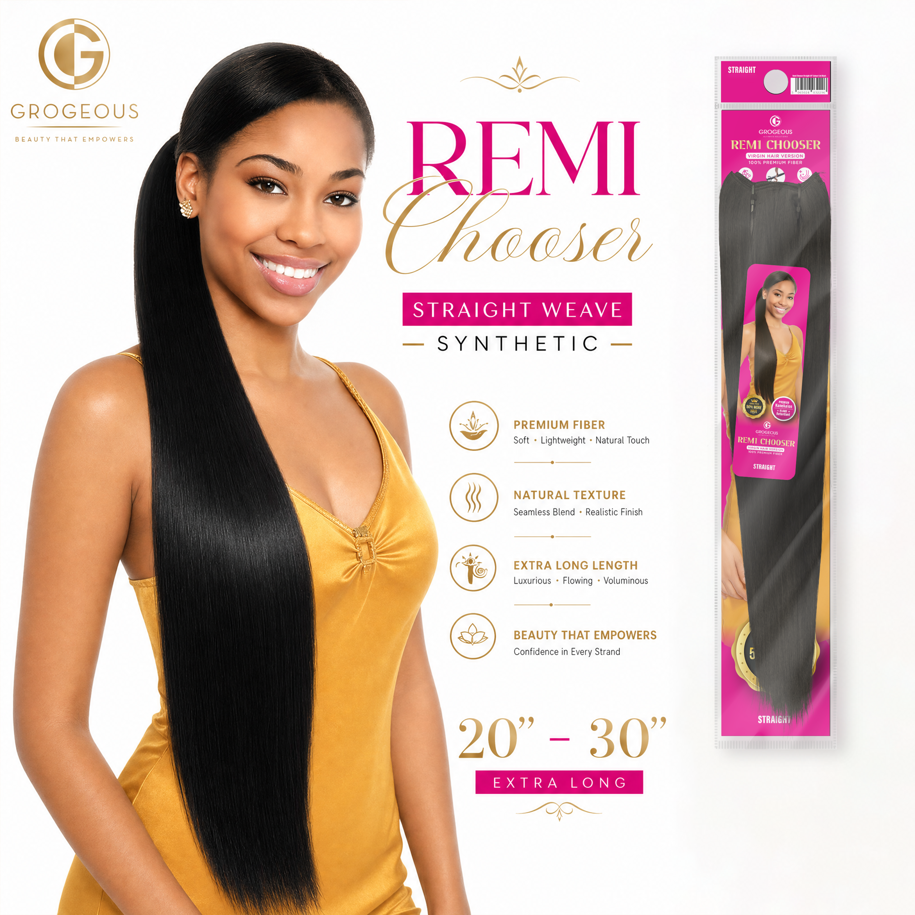 Remi Chooser Straight Weave | Grogeous